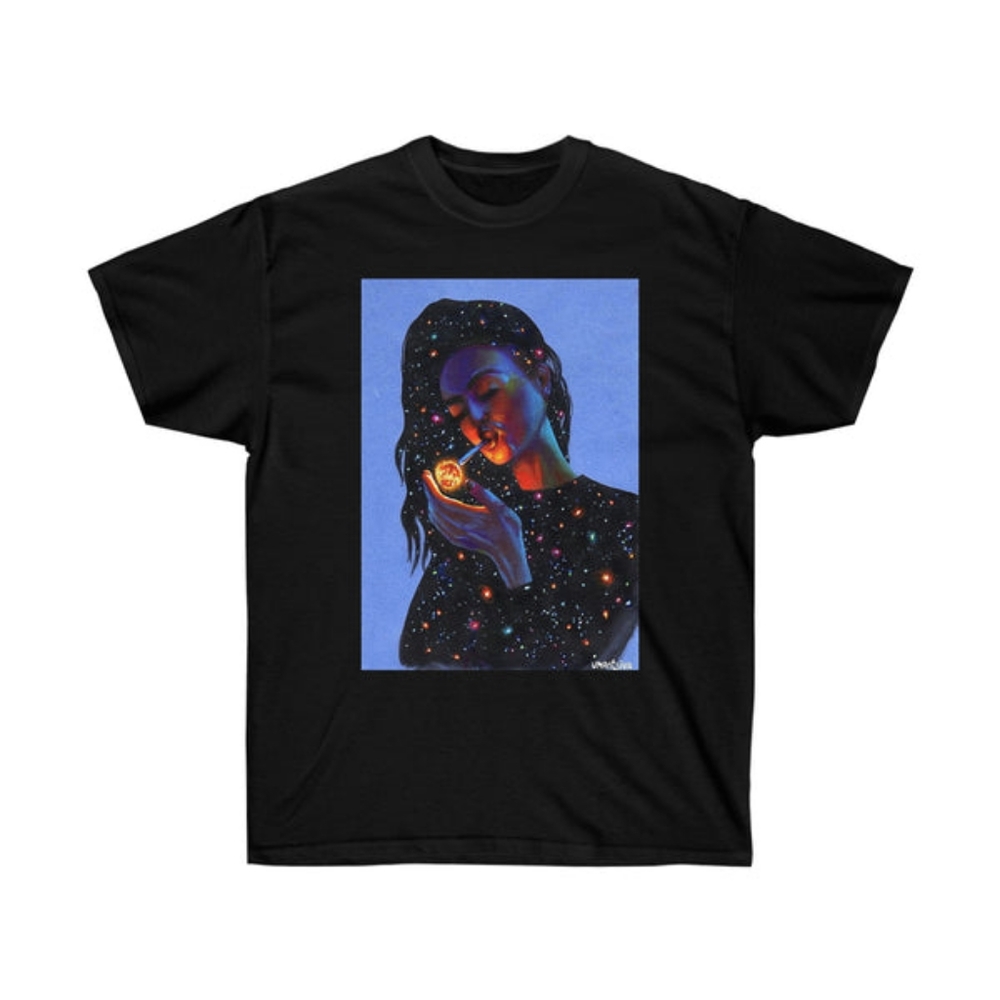 Starry Girl Trippy Unisex T-shirt